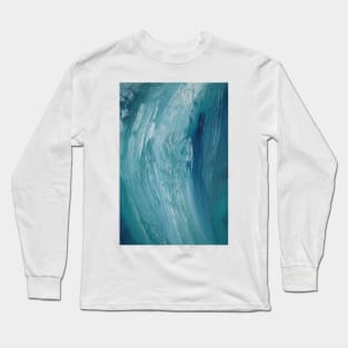 Abstrac ocean art Long Sleeve T-Shirt